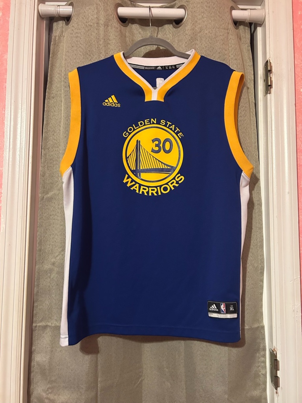 Adidas Golden State Warriors #30 Youth XL Jersey
